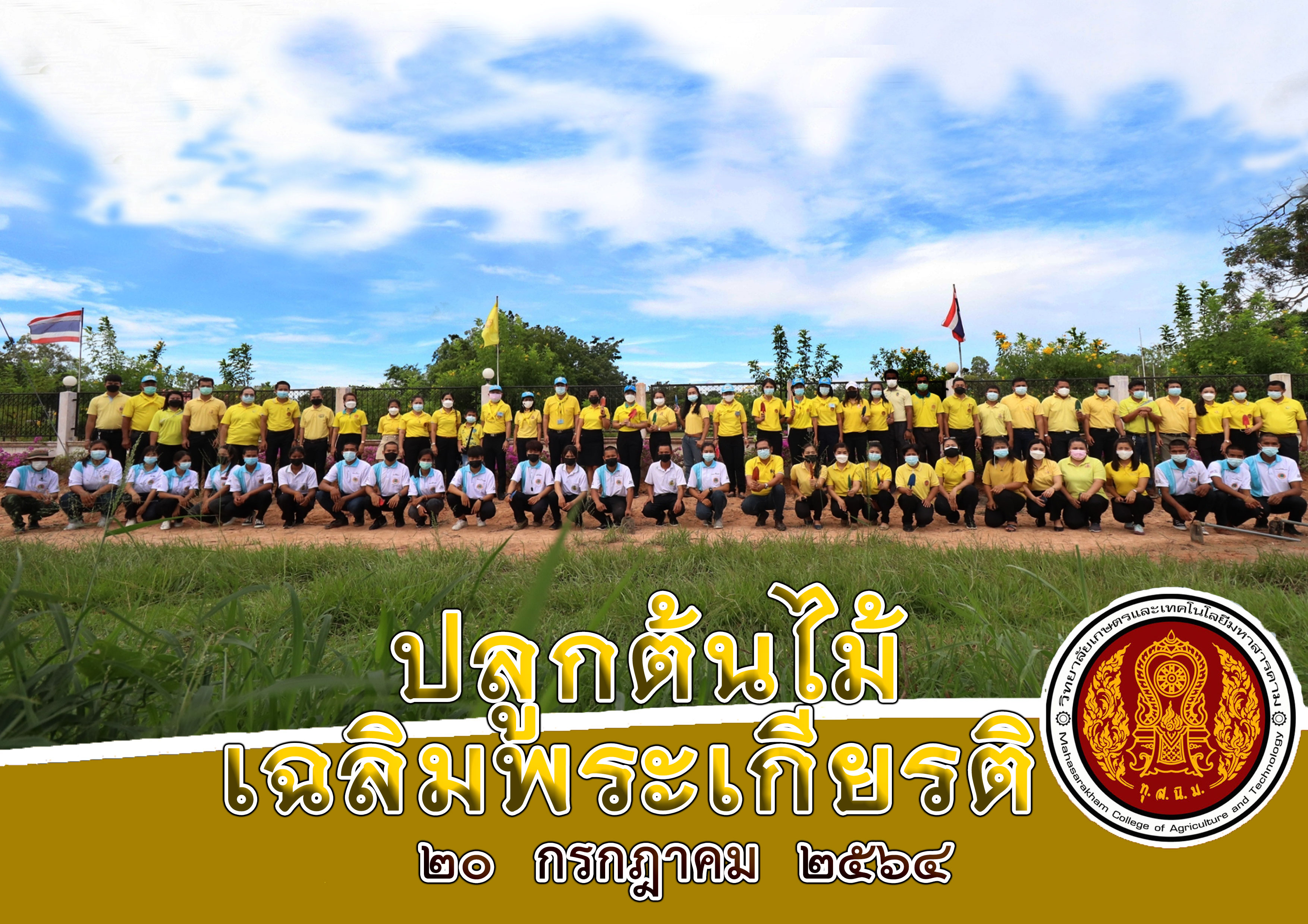 ปลูกต้นไม้  เฉลิมพระเกียรติ